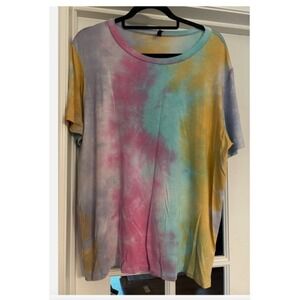 Lounge Set Pixie Lane Pixielane Multicolor Tie Dye Top Joggers XL EUC Boutique